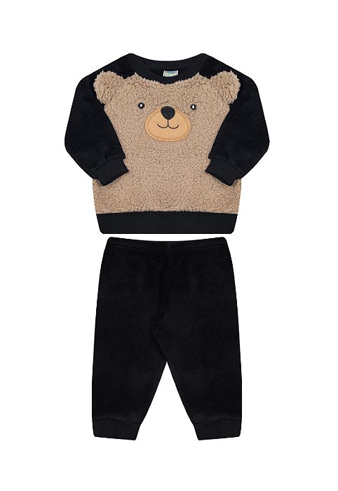 Conjunto masculino pelinhos Ursinho