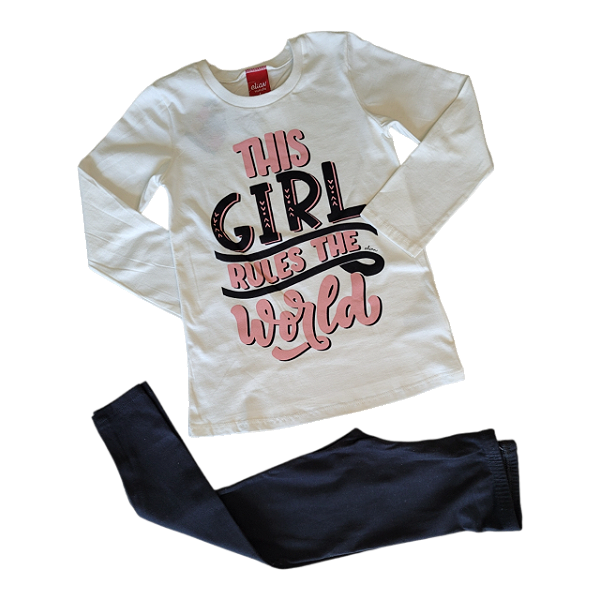 Conjunto meia estação feminino 'This girl'