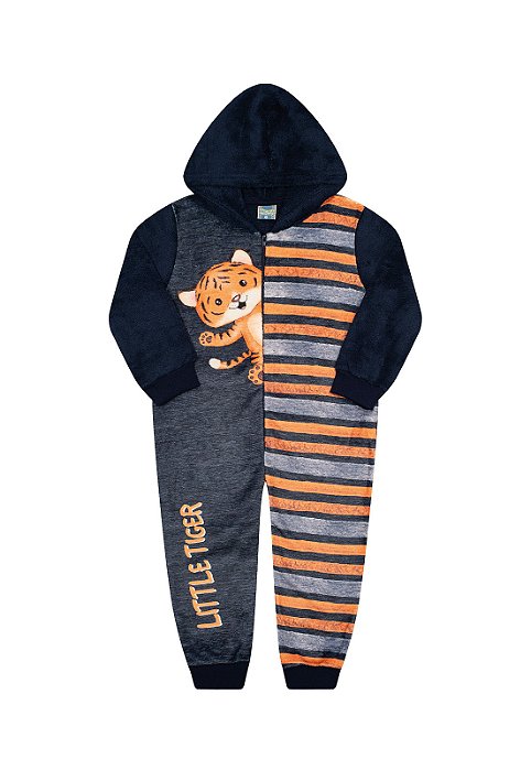 Macacão masculino em pelinhos little tiger