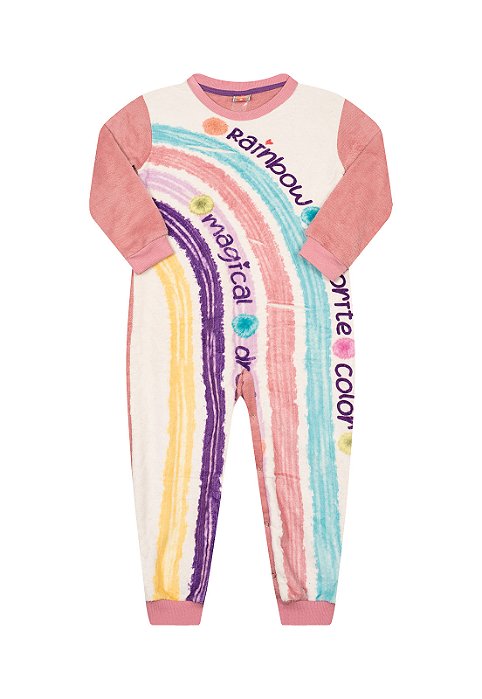 Macacão infantil feminino em pelinhos