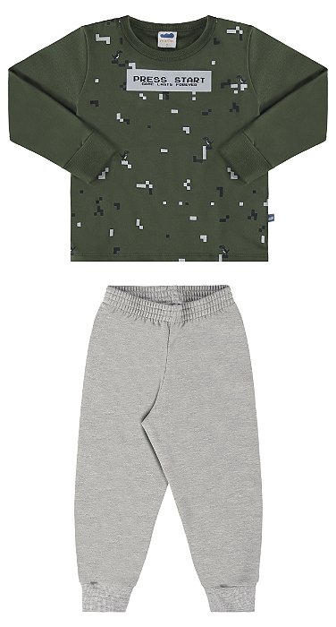 Conjunto moletom floresta