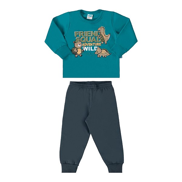 Conjunto moletom felpado adventure