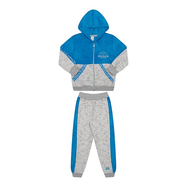 Conjunto masculino de moletom e pelinhos