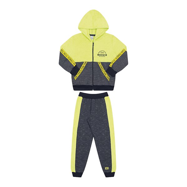 Conjunto masculino de moletom e pelinhos