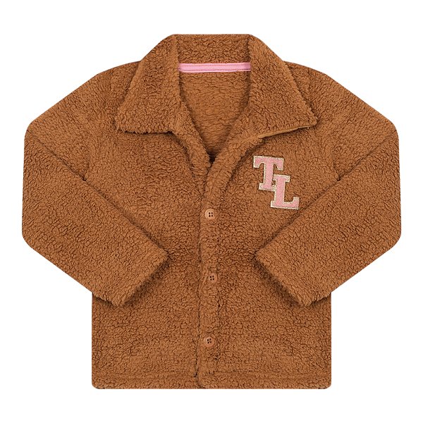 Casaco feminino em pelinhos alpaca