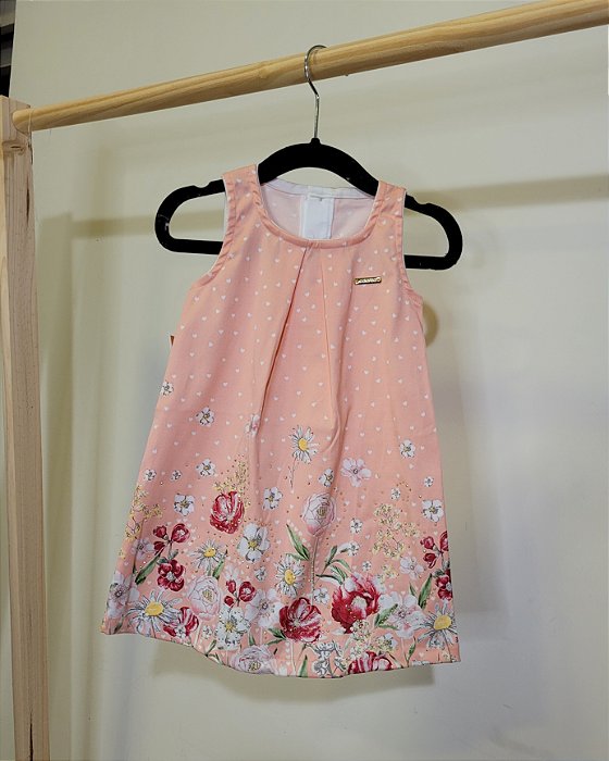 Vestido manga cavada cravejado de pedrinhas
