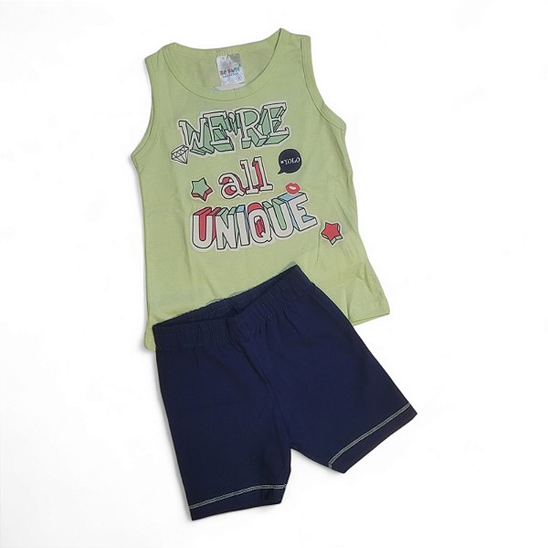 Conjunto básico feminino regata