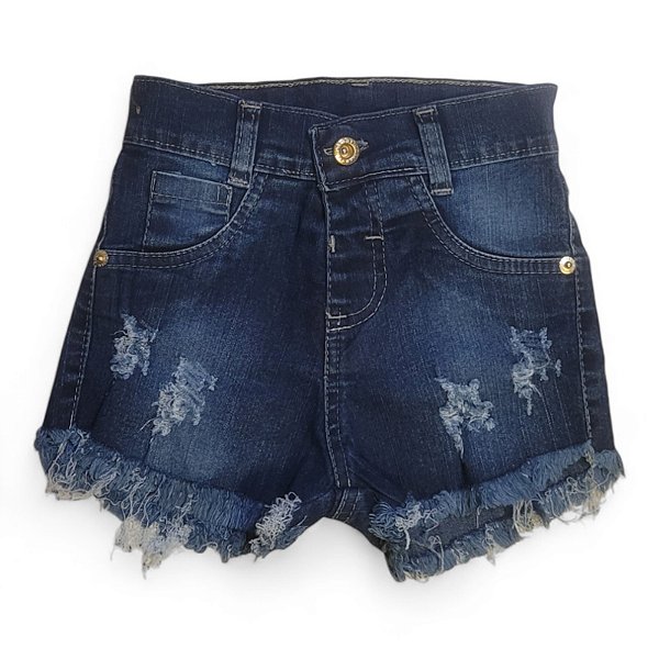 Shorts jeans feminino
