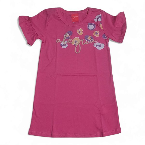 Vestido em meia malha alegria