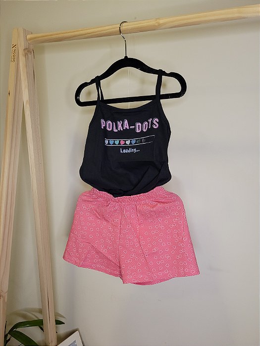 Conjunto feminino básico regatinha