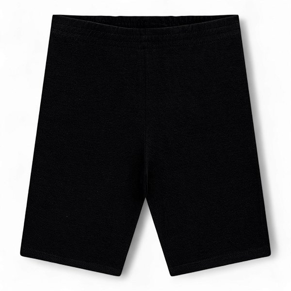 Shorts feminino estilo ciclista na cor preta