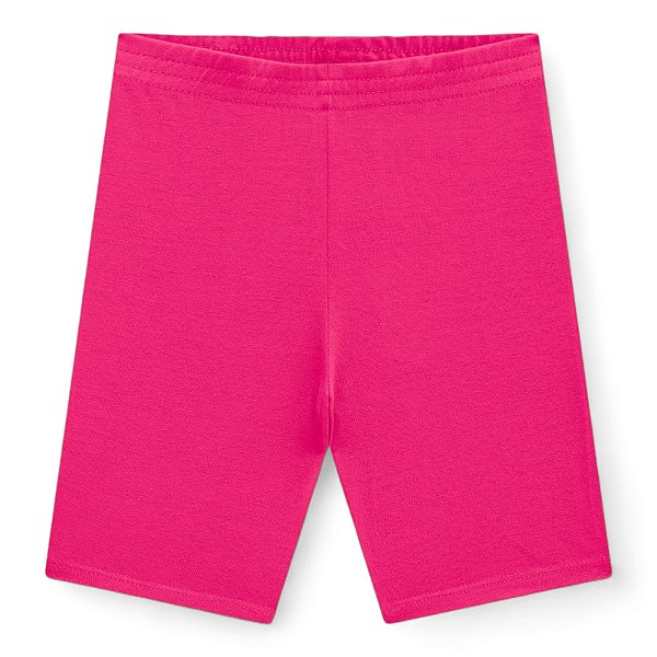 Shorts feminino estilo ciclista na cor rosa