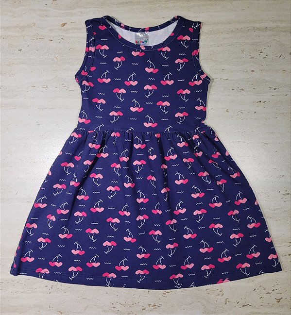 Vestido estampa corações