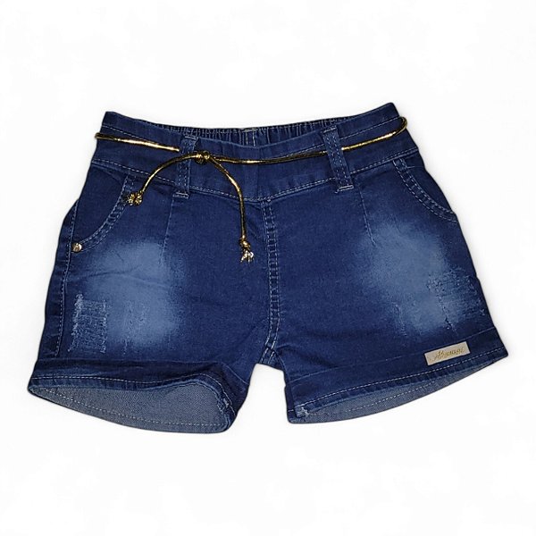 Shorts jeans feminino