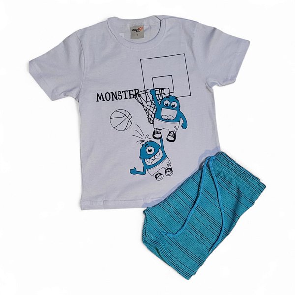 Conjunto masculino estampa monster