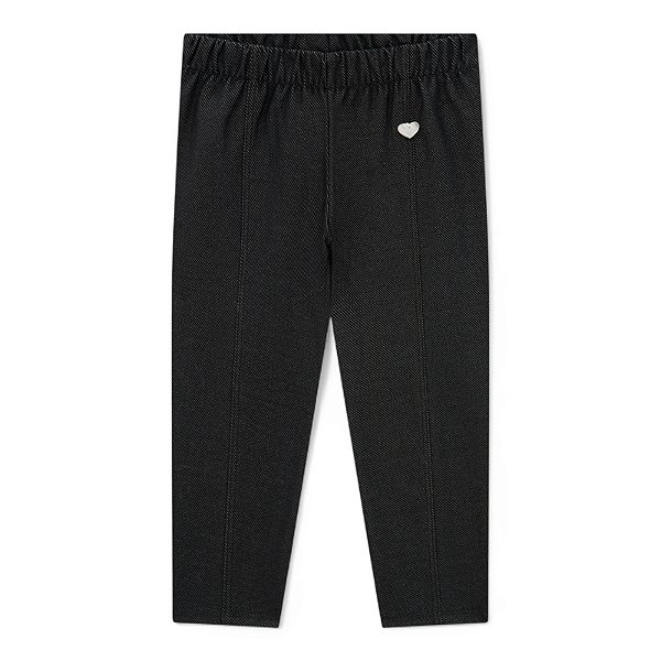 Legging feminina em molecotton jeans na cor preta