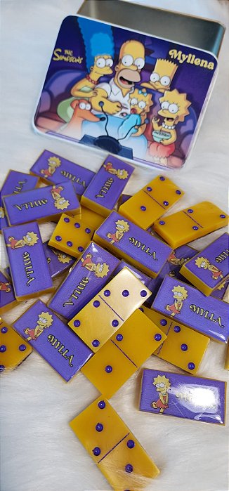 Dominó Personalizado do Desenho Os Simpsons