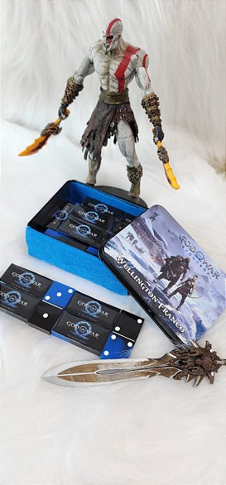 Dominó Personalizado do Game God Of War Ragnarok - GOW