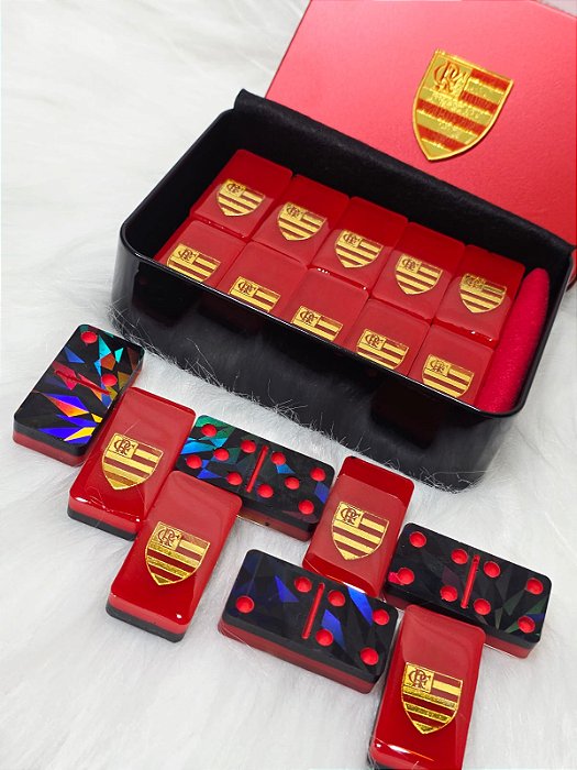 Dominó Personalizado Holográfico Time do Flamengo