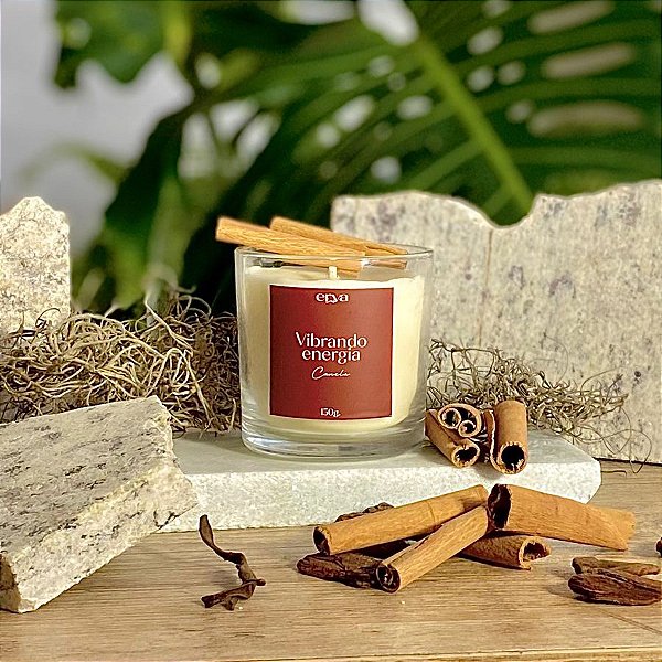 Vela aromática - Vibrando energia 190g