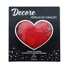 PÉTALAS DE CORAÇÃO EM CETIM COM AROMATIZADOR AFRODISÍACO – SEDUX – 150 UNIDADES