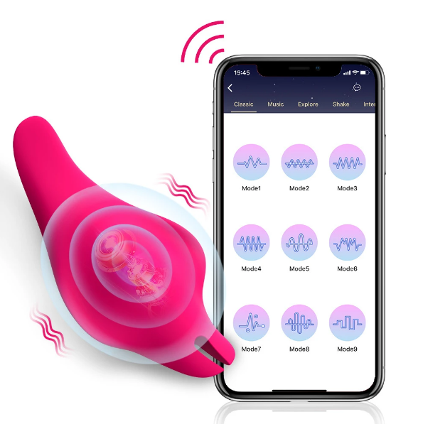 JADE – VIBRADOR DE CALCINHA POR APLICATIVO