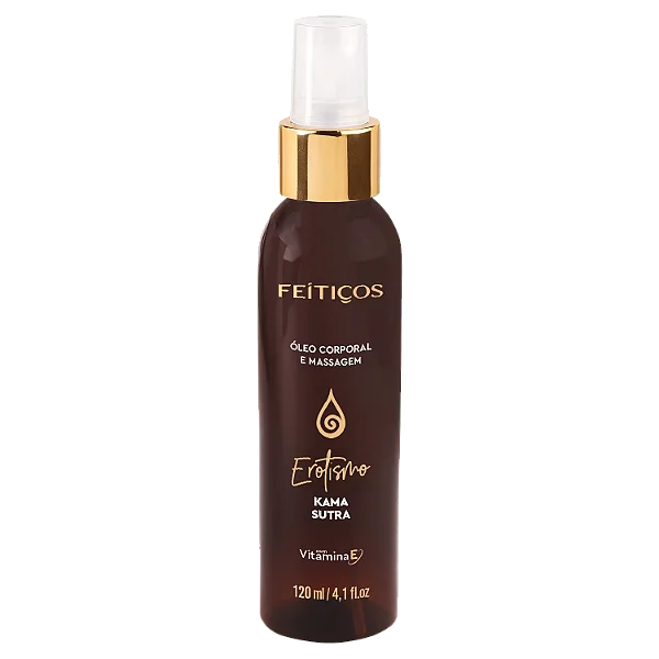 ÓLEO CORPORAL PARA MASSAGEM – KAMA SUTRA – FEITIÇOS – 120ML