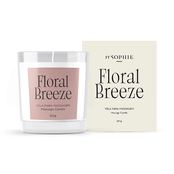 VELA DE MASSAGEM FLORAL BREEZE SOPHIE - 50G