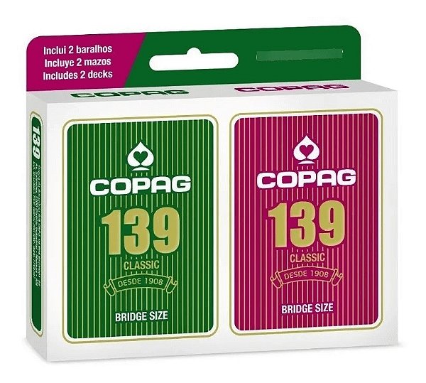 Baralho Copag Classic Bridge Size 2 Unidades