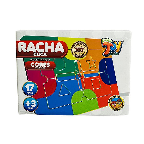 Kit 10 Racha Cuca Puzzle Quebra Cabeça Lembrancinha Atacado