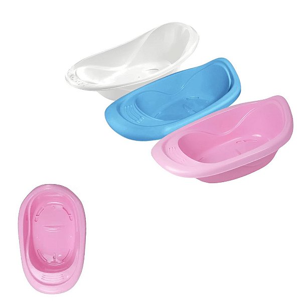 Banheira De Bebê 22 Litros Plastibaby Resistente