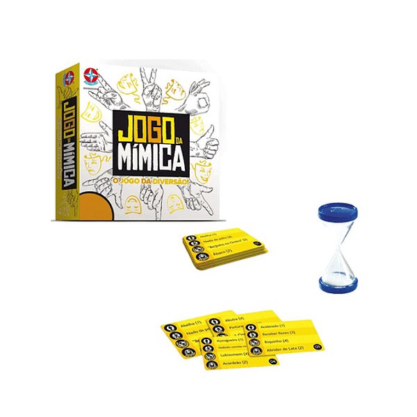 Jogo de Mímica de Tabuleiro Estrela 10+