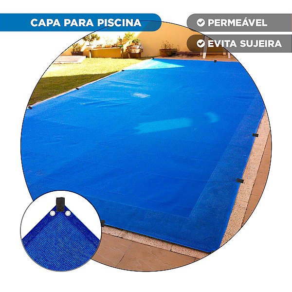 Capa Piscina Permeável 4x2