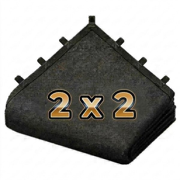 Tela Sombretela 80% 2X2 Sombrite Sombreamento Bainha Alças