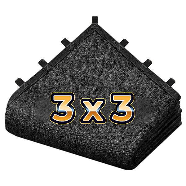 Tela Sombretela 80% 3x3 Sombrite Sombreamento Bainha Alças