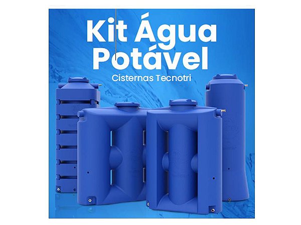 Cisterna Vertical Modular Tecnotri Água Potável 1000 e 1050 Litros