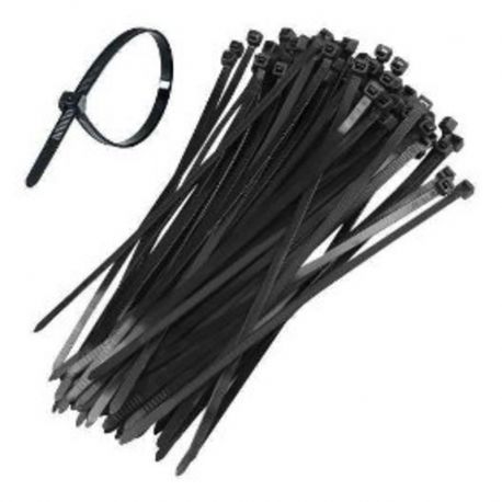 ABRACADEIRA NYLON 200X3.6 PRETO - 100 PCS | 7881148