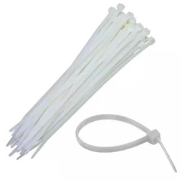 ABRACADEIRA NYLON M10 (EMB. 100 PÇS) - NT/BR | MUAB0100