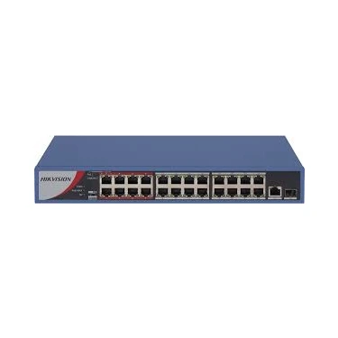 SWITCH GERENCIAVEL GIGABIT POE SMART 24 PORTAS HIKVISION  DS-3E1526P-SI