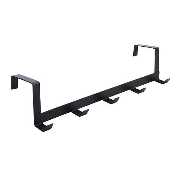 Cabide porta metal branco/preto Clink
