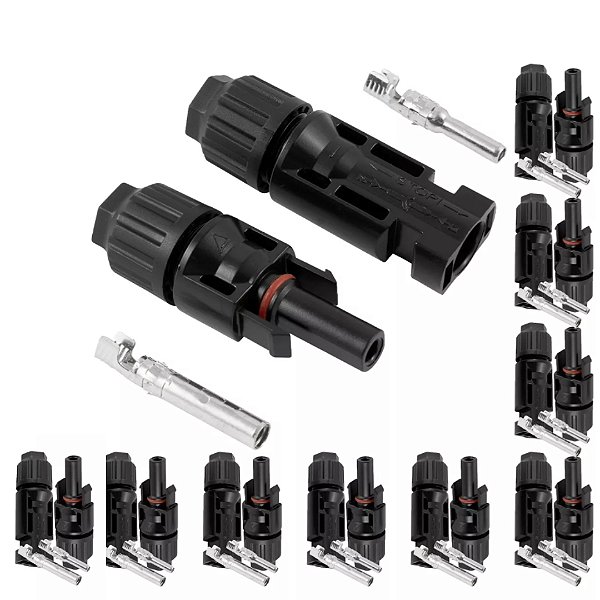 Conector MC4 Para painel solar sistema fotovoltaico 10pares