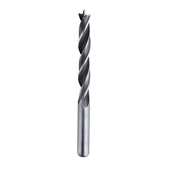 Broca Para Madeira 8mm X 115mm Com 3 Pontas Aço Cromo