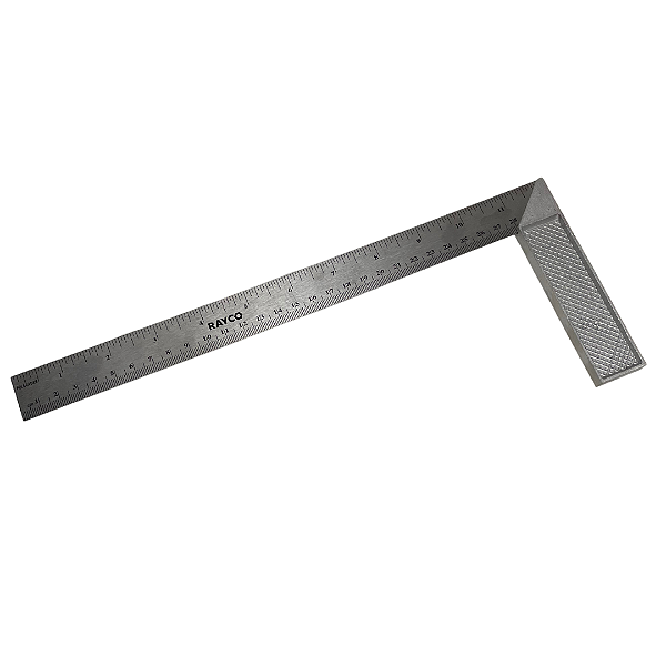 Esquadro Cabo Alumínio Leve 12 Polegadas 300mm Rayco