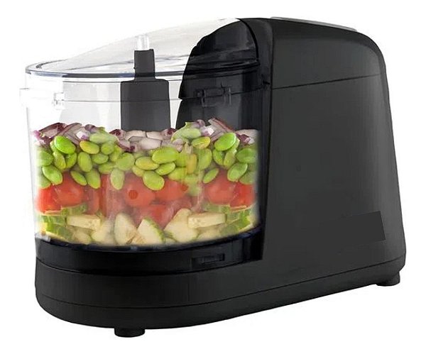 Processador De Alimentos Elétrico 500ml 1200w C/2 Lâminas