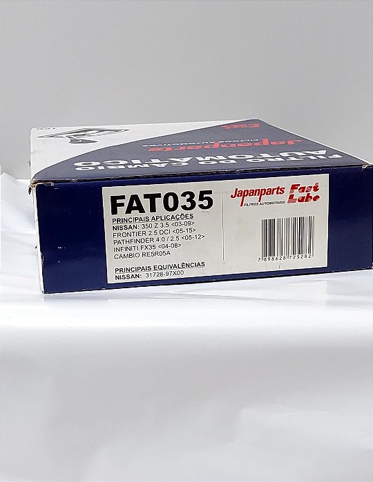 FILTRO DE CÂMBIO AUTOMÁTICO PARA MODELOS NISSAN E KIA MOHAVE - FAT035 - (JAPANPARTS)