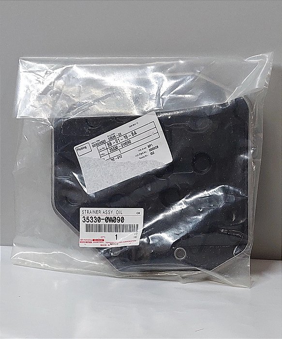 FILTRO DE CÂMBIO AUTOMÁTICO PARA TOYOTA COROLLA - 353300W090 - (ORIGINAL)
