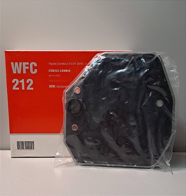 FILTRO DE CÂMBIO AUTOMÁTICO PARA TOYOTA COROLLA - WFC212 - (WEGA)