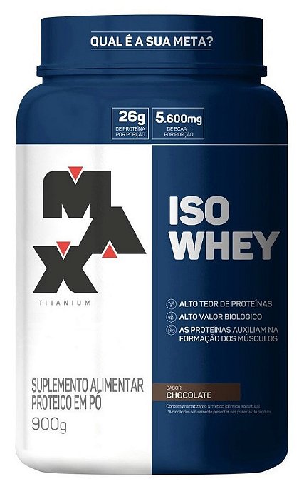 Iso Whey 900g - Max Titanium - Whey Isolado