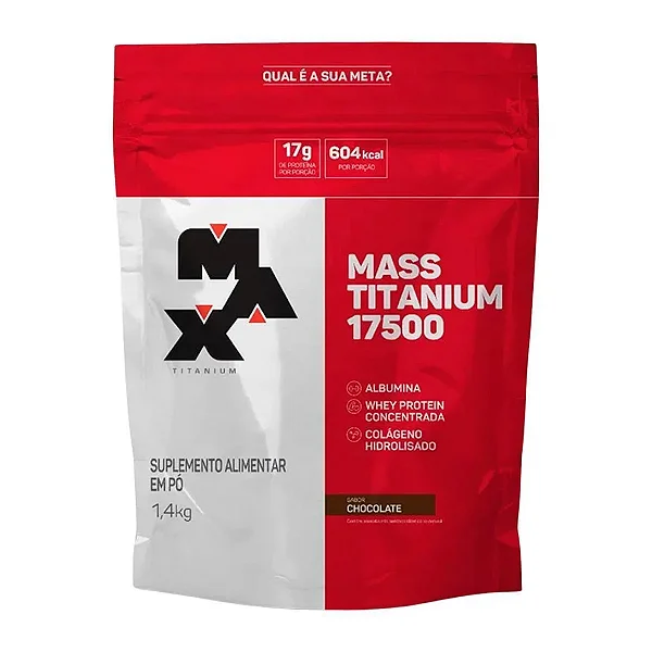 Mass Titanium Refil 17500 3 kg - Hipercalorico Massa Max Titanium