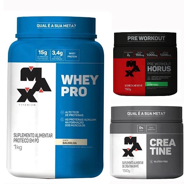 Kit Mais Musculoso - Max Titanium